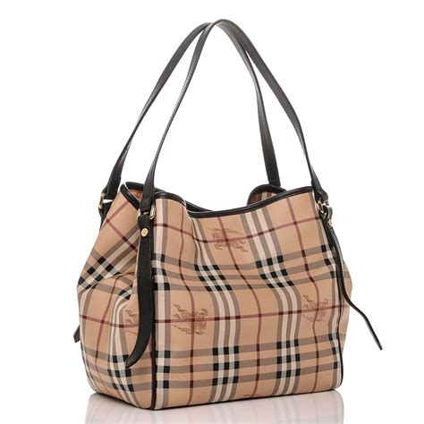 burberry tote small canterbury haymarket check|Burberry haymarket check tote sale.